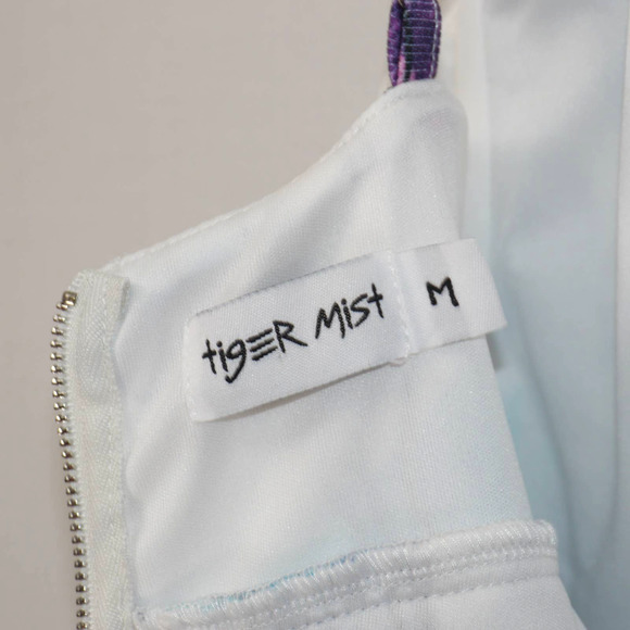 Tiger Mist Floral Watercolor Print Dress Size M - Picture 10 of 12